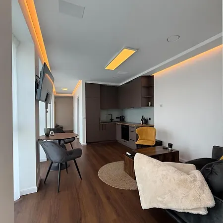 New Luxury 2br With Wifi, Sonos Sound, Tv, Led Ambience & Air Conditioning In Kaunas, Freda * Kowno