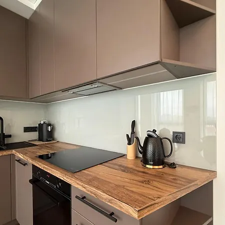 New Luxury 2br With Wifi, Sonos Sound, Tv, Led Ambience & Air Conditioning In Kaunas, Freda *