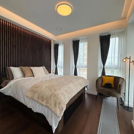 New Luxury 2br With Wifi, Sonos Sound, Tv, Led Ambience & Air Conditioning In Kaunas, Freda Apartament *